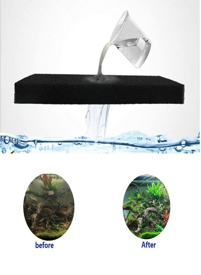 TED TABBIES 2 Layer Aquarium Fish Tank Replacement Biochemical Sponge Filter Foam Pads|Black - Image 4
